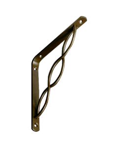 Decorative Shelf Bracket - Oiled Bronze - 20mm x 8"