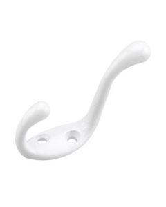 Heavy Duty Coat Hook - White - 3 1/2"
