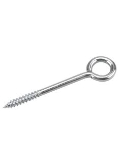 Wood eyelet - Zinc - 1/4" x 3 3/4"