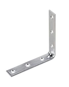 Renfort de coin, zinc, 5" x 1"