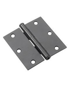 3-1/2" Full Mortise Butt Hinge - Black