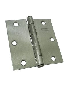 Penture de porte, nickel brossé, 3 1/2", 2/pqt