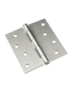 Penture à mortaiser de 4 po, nickel brossé