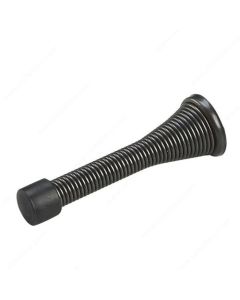 Butoir de porte à ressort de 3" (76,2 mm), noir, 3"