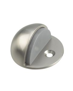 Low Profile Dome Door Stop - Brushed nickel - 45 mm x 24 mm