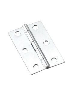 Narrow Butt Hinge - Zinc - 2 1/2" x 2 1/2" - 2/Pkg