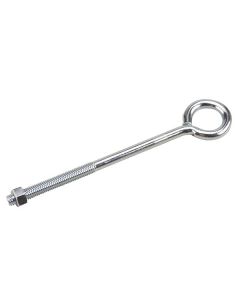 Eye Bolt with Nut - Zinc - 3/8" x 8"