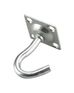 Crochet pour corde à linge, 2-3/8", zinc