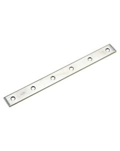 Multi-Position Mending Plate - Zinc - 1 1/8" x 12"
