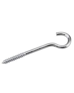 Screw Hook with Lag Thread - Zinc - 5/16" x 6"