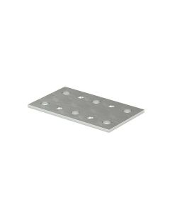Multi-Position Mending Plate - 1-3/8" Width - Zinc - 2,5"
