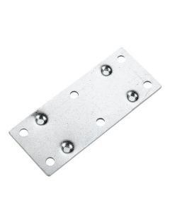 Multi-Position Mending Plate - 1-3/8" Width - Zinc - 3,5"