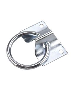 Ring bolt with plate - 3/8 x 2 x 2"