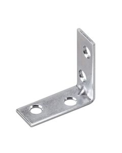 Corner Brace - Zinc - 0.625" x 1.5" x 2 mm