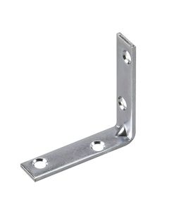 Corner Brace - Zinc - 0.625" x 2.5" x 2.6 mm