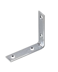 Renfort de coin, zinc, 0.75" x 3" x 2.6 mm