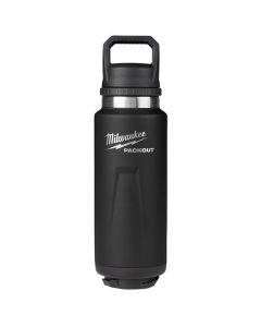 Bouteille noire isolée PACKOUT 36oz avec goulot