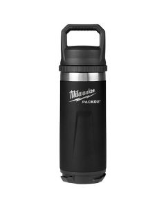 Black PACKOUT 18oz Insulated Bottle with Chug Lid