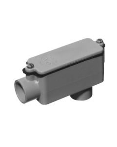Raccord de déviation «LB» en PVC 3/4" gris
