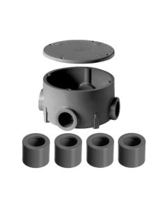 PVC Outlet Box 1-1/2" Grey