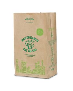Grands sacs à ordures en papier recyclé biodégradable