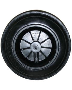 Roue de rechange noire 8"