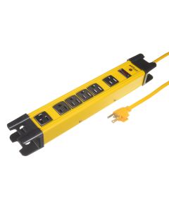 Industrial 6 Outlets  Line Surge Protection Power Bar 840j 4.5M