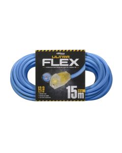 Outdoor Extension Cord 12/3 15 Meter 1 Light outlet 15A 125V STJW ultra flex