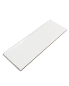 Céramique murale blanc brillant 4"x12"(boite de 9.68 p2)