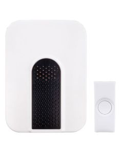 Carillon sans fil enfichable, blanc