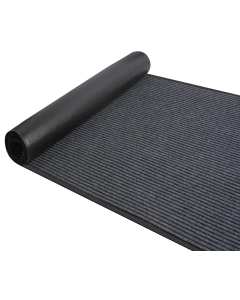 Tapis commercial avec endo de Caoutchouc 48" x 80' Noir