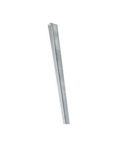 Drywall Metal J Trim - Galvanized Steel - Silver - 10-ft L x 5/8-in W
