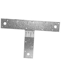 Attache en T en acier galvanisé de 12" x 8"