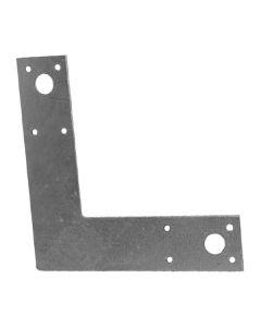 Attache en L en acier de 1 1/2" x 6" x 6"