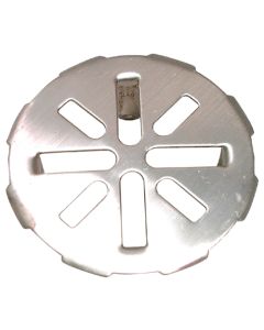 3" Stainless steel snap-in pipe drain.
