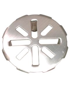 2" Stainless steel snap-in pipe drain.