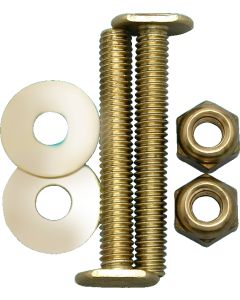 Brass Toilet Bolts 5/16x2¼ - 2 Per Pack