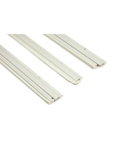2X 82'' + 36'' Top & Sides Door Seal Spring-Loaded Kit White