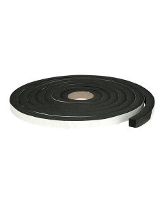 1/8'' X 3/8'' X 17' Extra-Durable Foam Window Seal Black