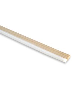 Contour de porte en bois avec insertion en poly-mousse 2x 82'' + 36'' blanc