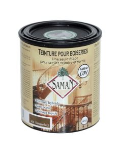 Teinture et vernis SAMAN, chatain foncé, 946 ml
