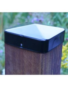 Post Cap "Eazy-Cap"  4" x 4" Black