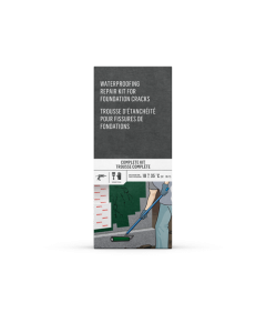 Trousse de réparation de fissures de fondations