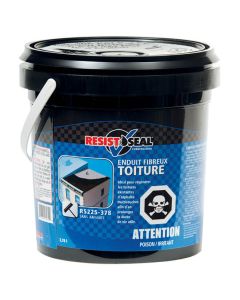 Enduit fibreux pour toiture, 3,78 l