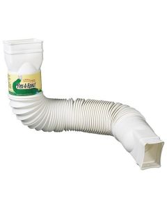 White Downspout Extension