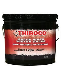 Ciment plastique de qualité professionnelle, hiver, 13,6 kg