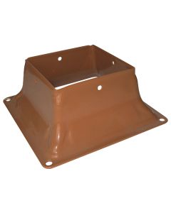 Post Base 4" x 4" Cedar Color