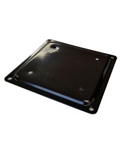"Fixplak" Steel Connector Plate 6" x 6" Black