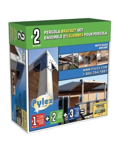 Ensemble d'équerres et de quincaillerie pour pergola