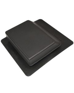 Slantback Steep Roof Vent 17 1/4" x 18 1/4" -Black